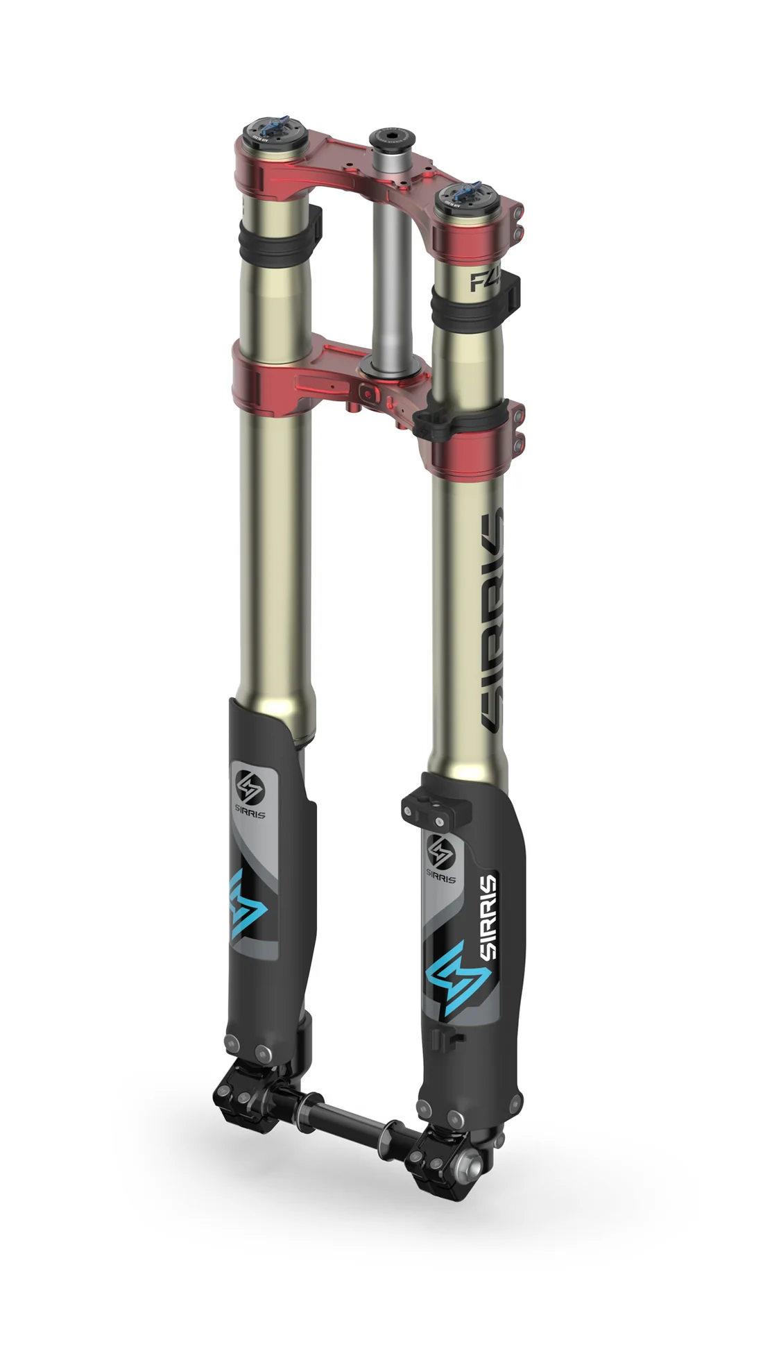 sirris-F43-220-CMX-suspension-fork-CMX-red-3_4-left