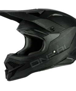 O'Neal 3 SRS Flat Black Helmet 2.0